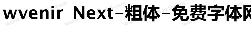 wvenir Next-粗体字体转换